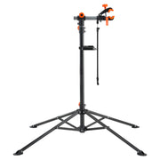 Bild in Galerie-Viewer laden, SucceBuy Bike Repair Stand Heavy-duty Aluminum Adjustable Height Magnetic Tool Tray Telescopic Arm Foldable for Home Shops