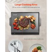 Load image into Gallery viewer, SucceBuy Carbon Steel Griddle Universal Flat Top Rectangular Plate Gas Grill Griddle for BBQ Grill Portable Family Cookware