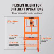 Load image into Gallery viewer, SucceBuy Hydraulic Shop Press 6T H-Frame Hydraulic Garage/Shop Floor Shop Press with Plates for Garage Shop Workshop