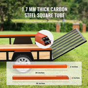 Load image into Gallery viewer, Amocart 1/2-Sided Trailer Tailgate Lift Assist 180/360lbs Open Utility Trailer System with Side Rail for Truck Tailgate Lifting