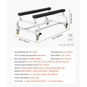 Load image into Gallery viewer, Amocart 1000/1300LBS Watercraft PWC Dolly Jet Ski Stand PWC Cart with 4 Casters & Adjustable Bunks for Moving Kayaks Speedboats
