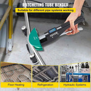 Load image into Gallery viewer, Amocart HVAC Refrigeration Manual Copper Ratcheting Pipe Bender Kit with 7 Dies 8-22mm 90° Inward & Outward Tube Bending Tools