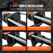 Load image into Gallery viewer, Amocart 8350/10000 lbs Synthetic Winch Rope 50ft Line String Cable Rope with Forged Winch Hook for ATV Car Outdoor Accessories