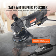 Load image into Gallery viewer, SucceBuy Wet Polisher 800W Concrete Grinder w/ 6 Variable Speed and 7 Polishing Kits Wet Grinder Machine for Polishing Grinding - AMOCART