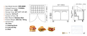 Load image into Gallery viewer, Amocart 28" Commercial Refrigerator Sandwich & Salad Prep Table 7.4 Cu. Ft Stainless Steel Refrigerated Food Prep Station