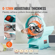 Load image into Gallery viewer, SucceBuy Manual Vegetable Fruit Slicer 0-0.5"/0-12mm Adjustable Commercial Slicer Machine Stainless Steel Blade Food Cutter