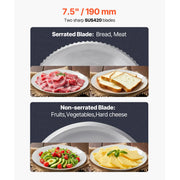 Load image into Gallery viewer, SucceBuy Meat Slicer Electric Deli Food Slicer Meat Cutter with two Premium SUS420 Blades for Meat Cheese Home Use - AMOCART