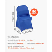 Charger l'image dans la visionneuse de galerie, SucceBuy 50 Pcs Pink Chair Covers Polyester Spandex Chair Cover Stretch Slipcovers Flat-Front Chair Covers for Wedding Party
