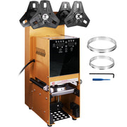 Load image into Gallery viewer, SucceBuy Fully Automatic Cup Sealing Machine 500-650 Cups/H for 180/190 mm Tall & 90/95 mm Cup Electric Tea Sealer for Milk Tea - AMOCART
