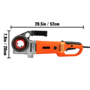 Load image into Gallery viewer, SucceBuy 2300W Electric Pipe Threader Handheld Household Galvanized Iron Pipe Sleeve Machine Industrial Threading Tool w/ 6 Dies