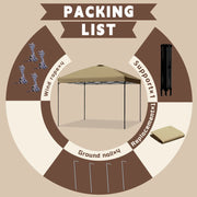 Load image into Gallery viewer, 10x10 Pop Up Canopy Tent Outdoor, Portable Instant Heavy Duty Commercial Canopies Shelter UPF50Coated for Patio Party