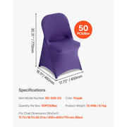 Charger l'image dans la visionneuse de galerie, SucceBuy 50 Pcs Pink Chair Covers Polyester Spandex Chair Cover Stretch Slipcovers Flat-Front Chair Covers for Wedding Party