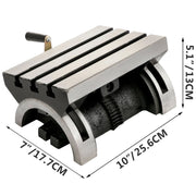 Load image into Gallery viewer, Amocart Tilting Milling Table Adjustable Rotary Worktable Machine with 3 T-Slots a Crank Handle Heavy Duty for Grinding Milling