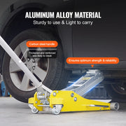 Load image into Gallery viewer, Amocart 3T/2T Floor Jack Aluminum Hydraulic Racing Jack Hydraulic Car Jack with Dual Piston Quick Lift Pump for Auto Repaire