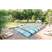 Bild in Galerie-Viewer laden, Any Size Custom Outdoor Aluminum Swimming Pool Shelter Retractable Transparent Dustproof Waterproof Backyards Garden Patio Cover