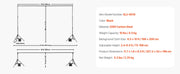 Load image into Gallery viewer, SucceBuy Backdrop Stand Adjustable Photo Backdrop Kit Heavy Duty Projector Screen Stand for Wedding Photo Video Studio Party