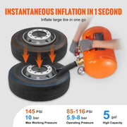 Load image into Gallery viewer, Amocart Tire Bead Blaster 5 Gallon/19L Capacity Includes Pressure Gauge & Handle 145 PSI Max Inflation Tank, for Car Truck ATV