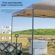 Load image into Gallery viewer, Outdoor Pop-Up Canopy Gazebo Tent Beach Camping Instant Canopy 10x10 Feet (Khaki Color) Convenient to Carry With Tugboat Bag