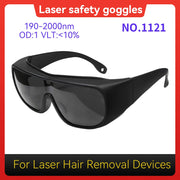 Load image into Gallery viewer, Laser Protection laser glasses 10600nm OD6 UV400 532nm 808nm 1064nm Laser Safety Glasses IPL glases Laser Protective glasses