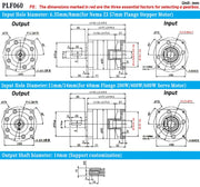 Bild in Galerie-Viewer laden, Nema23 Nema34 Nema 42 Planetary Reducer Ratio 5:1 10:1 for 60 80 90 130mm Servo Motor 57mm 86mm Motor High Precision Gearbox