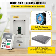 Load image into Gallery viewer, SucceBuy 2.2/3/4/7.5KW VFD Frequency Inverter 110V/220V 1/3P Input 3P Output Variable Frequency Drive CNC Motor Converter