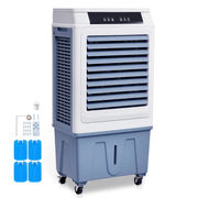 Load image into Gallery viewer, SucceBuy Evaporative Air Cooler 3100CFM with 9Gal Water Tank Swamp Cooler with Remote Control 12H Timer 4 Ice Boxes 3 Wind Speed