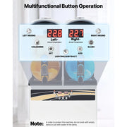 Load image into Gallery viewer, SucceBuy Commercial Frozen Drink Maker 15Lx2 Double Tank Slushy Machine 120Cups StainlessSteel Slushie Maker for Home Party Cafe