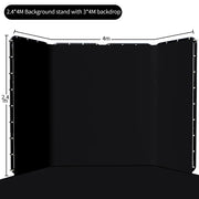 Load image into Gallery viewer, SH 240x400cm Background Stand Frame With Photography Green Screen Backdrops Photography Background For Living Video Recording