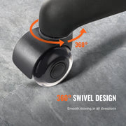 Load image into Gallery viewer, SucceBuy 2/3 inch Set of 5 Office Chair Wheels Replacement Computer Gaming Desk Universal Caster for Hardwood Floors and Carpet