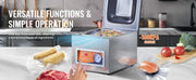 Load image into Gallery viewer, SucceBuy DZ-260S Chamber Vacuum Sealer 260W Vacuum Packing Machine with 10.2" Sealing Length for Wet Foods Meats Home Kitchen