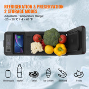 Load image into Gallery viewer, SucceBuy 8L Car RefrigeratorCar Armrest Refrigerator Fridge 8L Single Zone Freezer -4℉-68℉ Adjustable Range 12/24V DC and Cooler