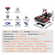 Load image into Gallery viewer, SucceBuy 12x15In Heat Press Machinine Multifunctional Clamshell Printer Digital Heat Press Transfer Machine Sublimation Machine