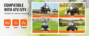 Load image into Gallery viewer, SucceBuy ATV Spot Sprayer 15.9 Gal/60 L ATV/UTV Broadcast Sprayer with Nozzle Boom 12 V Pump Weed Sprayer with Water Tank White