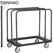 Load image into Gallery viewer, SucceBuy 1500LBS Drywall Sheet Cart Panel Dolly with Deck & 5" Swivel Wheels Handling Wall Sheetrock Lumber for Garage Warehouse - AMOCART