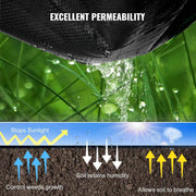 Charger l'image dans la visionneuse de galerie, SucceBuy Landscape Fabric 6ftx300ft Geotextile Fabric Durable Heavy Duty 1.5oz Ground Cover Woven For Commercial Greenhouse Yard