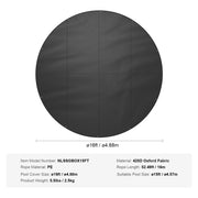 Load image into Gallery viewer, Amocart 18/15Ft Round Pool Cover Solar Covers for Above Ground Pools Safety Pool Cover with Drawstring Design Black