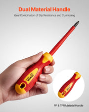 Load image into Gallery viewer, SucceBuy Insulated Screwdriver Set Professional Electrical Screwdriver Set 1000V Insulated Electrician Tool Set Magnetic Phillip
