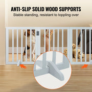 Bild in Galerie-Viewer laden, Amocart Free Standing Dog Gate Freestanding Pet Gate 3 Panels Foldable Dog Gate for Narrow Passageways Expandable Dog Barrier