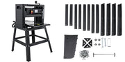 Charger l'image dans la visionneuse de galerie, Amocart Electric Planer 12.5/13 inch Thicknesser Wood Planer With Stand & Dust Exhaust 1800W 8000RPM for Woodworking Power Tool