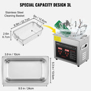 Load image into Gallery viewer, SucceBuy 2L 3L 6L 10L 22L 30L Ultrasonic Cleaner Stainless Steel Portable Cleaning Washing Machine Ultrasound Home Appliance