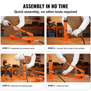 Load image into Gallery viewer, Amocart 4/10/12/20 Ton Power Hydraulic Cylinder Jack Autobody Frame Repair Tool Kit Automotive Truck Lifting Heavy Equipment