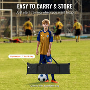 Load image into Gallery viewer, SucceBuy Soccer Trainer 2 IN 1 Rebounder Net Iron Soccer Practice Equipment Sports Football Rebounder Wall forTeam Solo Training - AMOCART