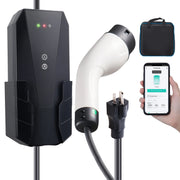 Bild in Galerie-Viewer laden, Amocart Level 1+2 Portable EV Charger 16Amp 120V or 240V 28-Foot Charging Cable Plug-in EV Charging Station for SAE J1772 EVs