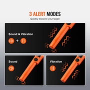Load image into Gallery viewer, SucceBuy Metal Detector Pinpointer IP66/IP68 Waterproof Handheld Pin Pointer Wand 1.96/4.5" Detection Depth 3Modes for Detecting - AMOCART