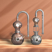 Load image into Gallery viewer, HOOLOO D8/15 Home Distiller Alcohol Distiller Hydrosol Essential Oil Still Copper Moonshine Apparatus Multifunctional Distiller