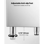 Load image into Gallery viewer, Amocart 250LBS Commercial Ice Maker with Storage Bin Ice Bin Stainless Steel Ice Maker Machine with Filter for Home Bar Hotel