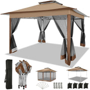 Load image into Gallery viewer, 12x12 FT Pop up Gazebo on Clearance Canopy Tent, Carpas para Patio, Easy up Outdoor Canopy Tents with Portable, Customized
