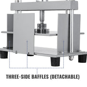 Load image into Gallery viewer, SucceBuy Manual Paper Press Machine 12x8.6 in for A4 Paper 10cm Thickness Steel Frame Paper Press Machine Papermaking Book Press