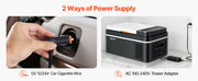 Load image into Gallery viewer, Succebuy 15-55L Portable Cooler Electric Compressor 12V/24V DC 110-240V AC Freezer Refrigerator for Home