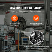 Load image into Gallery viewer, SucceBuy Underhoist Stand 3/4 Ton Capacity Pole Jack, Lifting from 43.3" to 70.9" Triangular Base Two Wheels Automotive Support - AMOCART